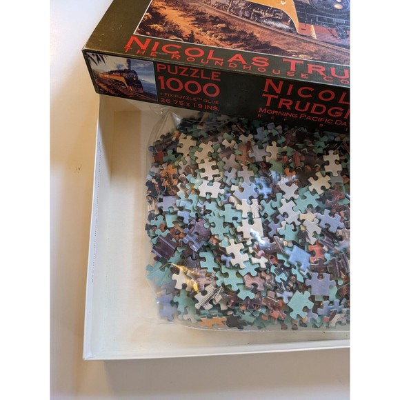 Nicholas Trudgian MORNING PACIFIC DAYLIGHT 1000 Piece Puzzle Southern Pacific - Picture 4 of 8